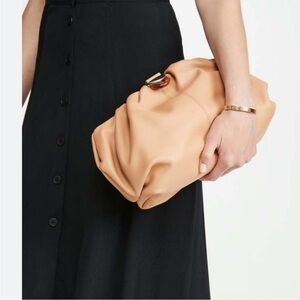 LOEFFLER RANDALL Analeigh Clutch Leather Bag Purse in Ballet Pink